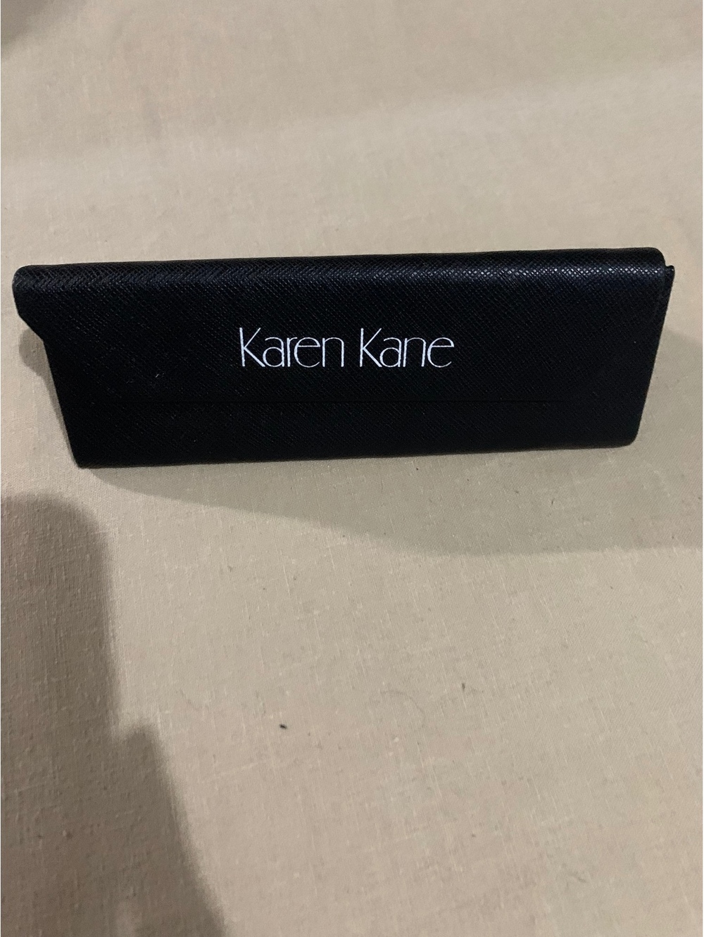 Karen Kane black foldable eyeglasses case